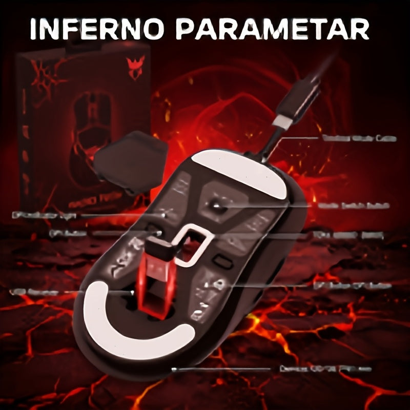 ATTACK SHARK X3 Wireless Gaming Mouse Compatible for PC/Laptop, Ergonomic Computer Mouse with 26K DPI Laser Sensor, Triple Mode, Wireless/Wireless, Programmable Buttons, Battery Life, Type- ( 10) - Gaming Accessories for PC,,