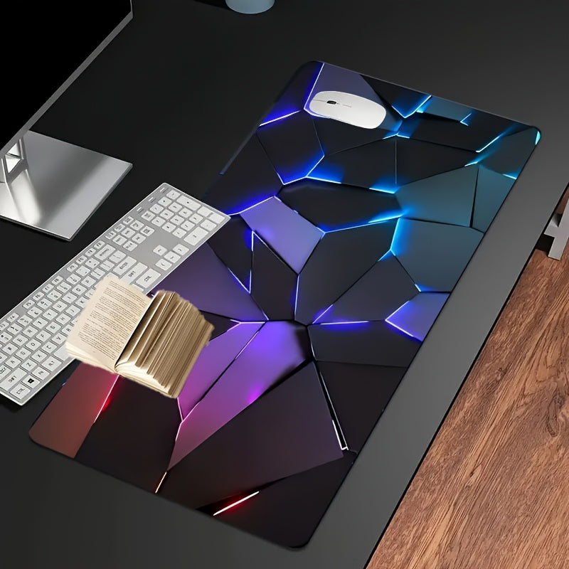 Large 3D Illusion Gaming Mouse Pad - Non-Slip Rubber Base, Washable, Water-Resistant Desk Mat for Gamers and Office Use, Ideal Gift