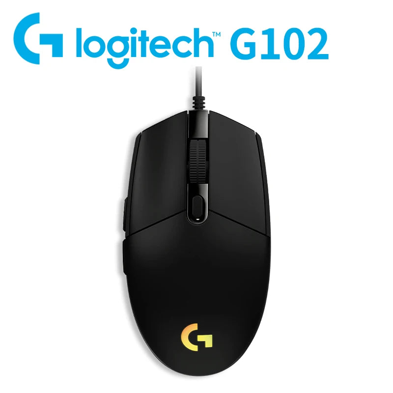 Logitech G102 Wired Gaming Mouse Ultra-Lightweight 85g 8000 DPI RGB Backlight For Laptop Desktop