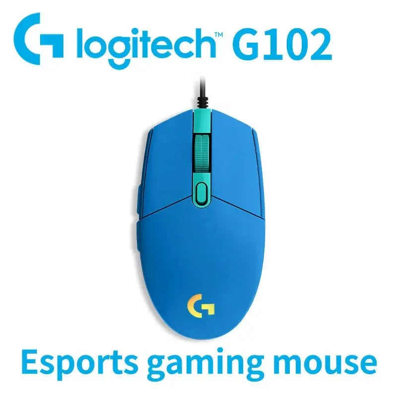Logitech G102 Wired Gaming Mouse, High Responsiveness, Programmable Buttons, First Choice for Beginner eSports Players