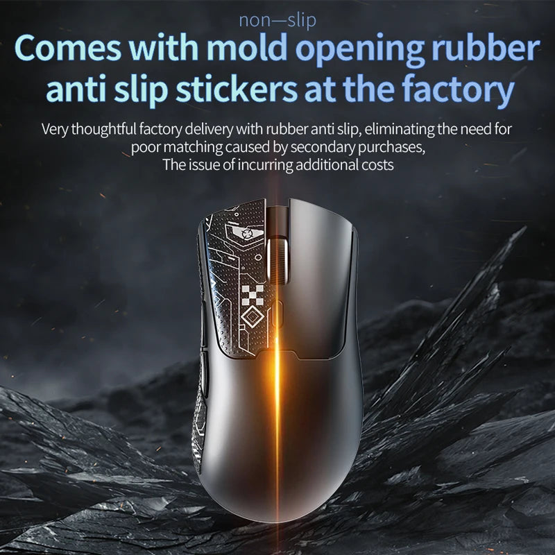 Lightweight Wireless Gaming Mouse with 3 Mode Wired 2.4G BT  for Laptop Deskbtop