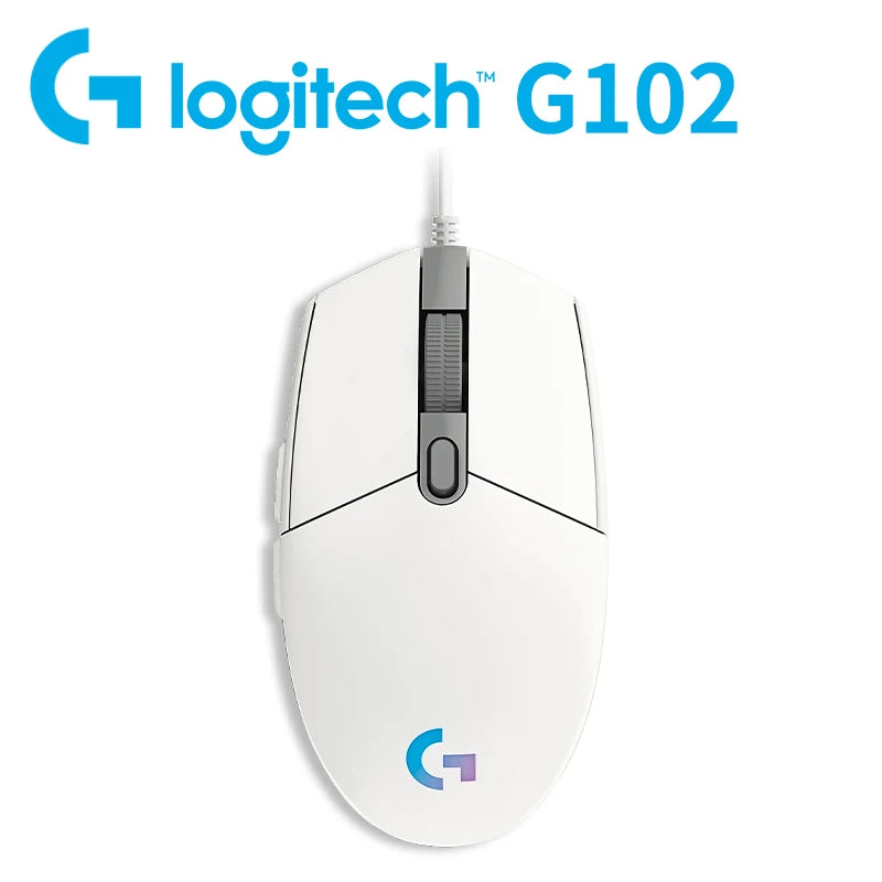 Logitech G102 Wired Gaming Mouse Ultra-Lightweight 85g 8000 DPI RGB Backlight For Laptop Desktop