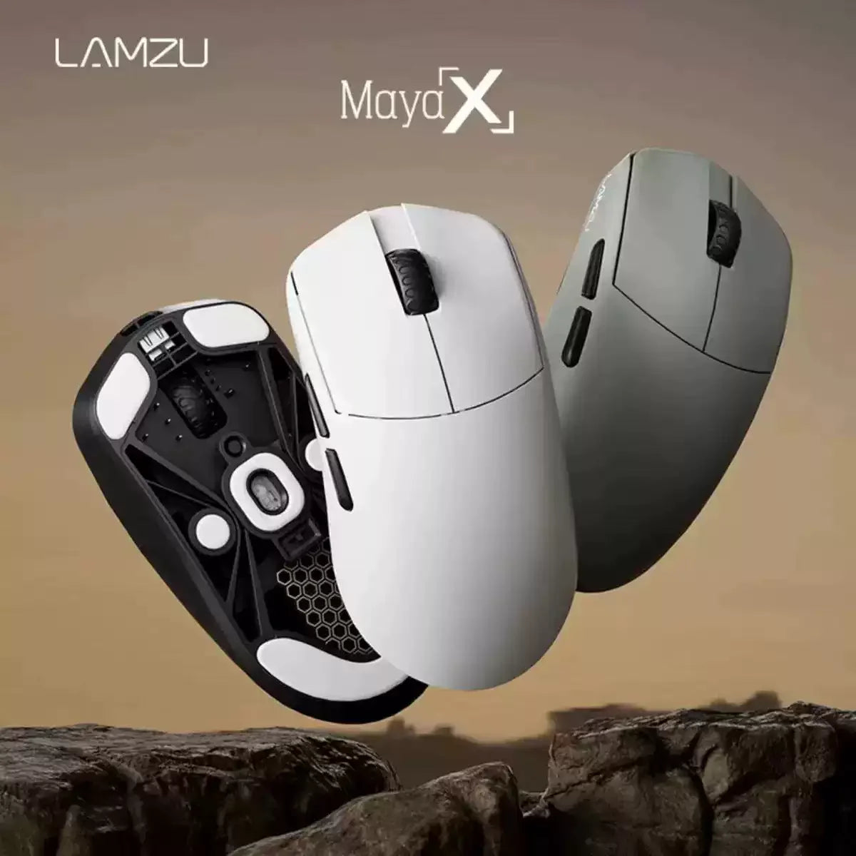 LAMZU Maya X Lightweight Wireless Gaming Mouse Pro Tournament Grade E Sports Mouse For PC Gamers Valorant FPS Competitive Gaming