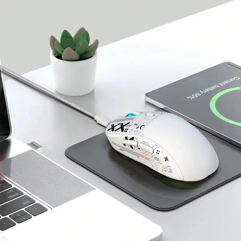 2026 NEW HOT Gaming Mouse Wired 2.4G Bluetooth Wireless New Model 650mAh Battery 500 Million Clicks up to 4000 DPI