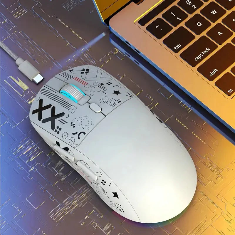 2026 NEW HOT Gaming Mouse Wired 2.4G Bluetooth Wireless New Model 650mAh Battery 500 Million Clicks up to 4000 DPI