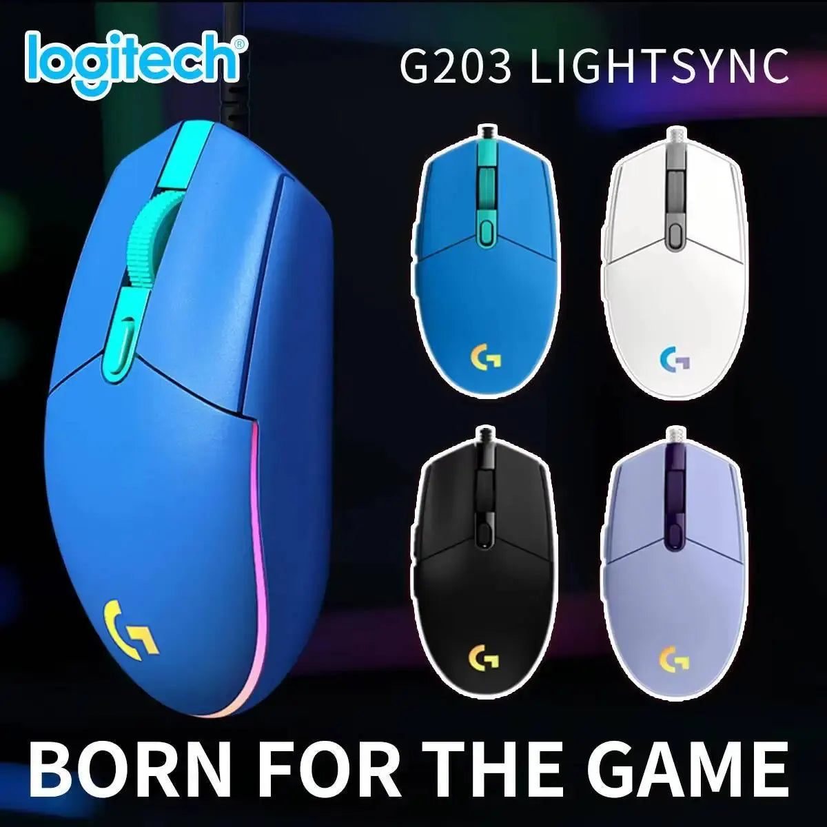 Logitech G304 G305 Lightweight Gaming Mouse - Ergonomic Body Design for Comfort And Control during Extended Play Sessions