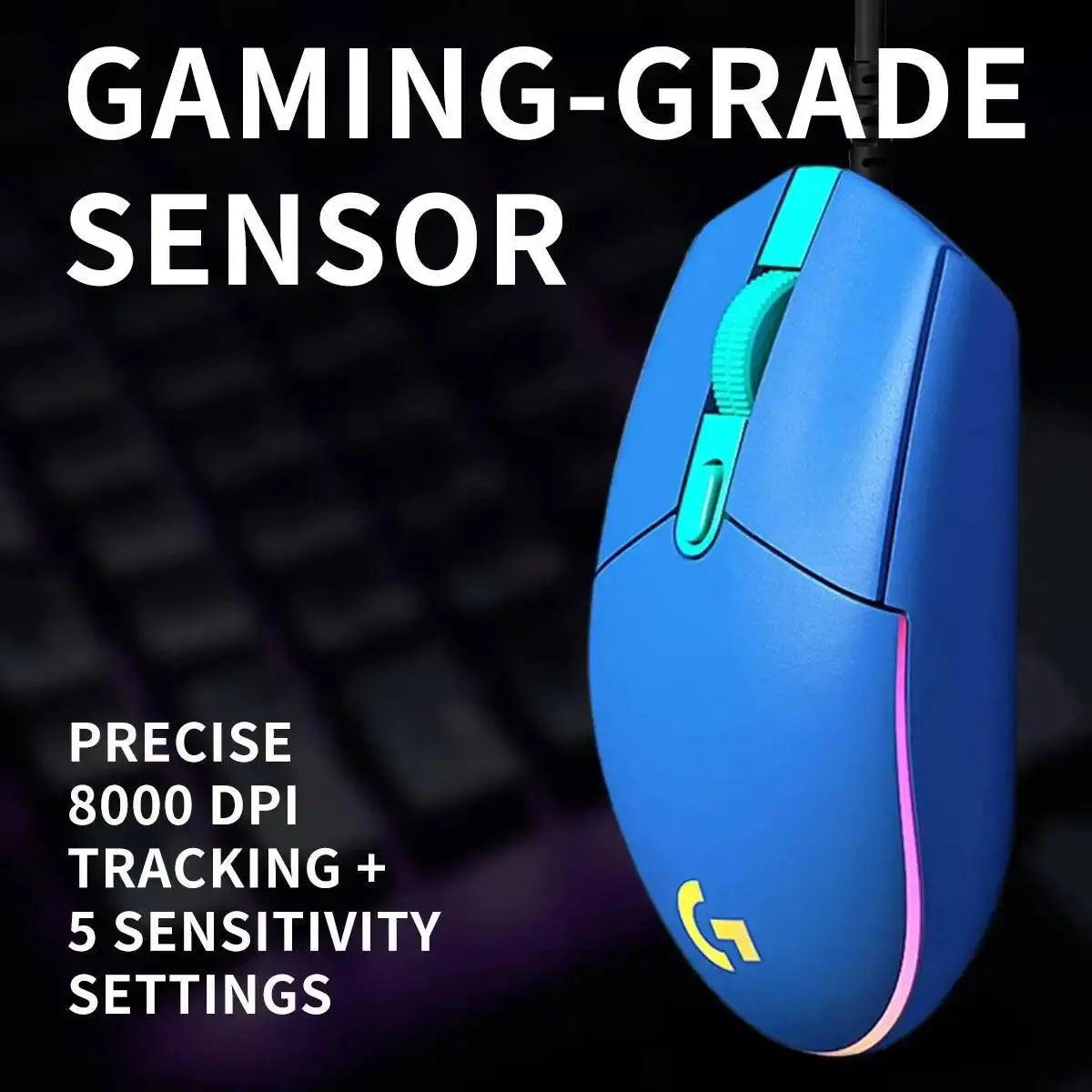 Logitech G304 G305 Lightweight Gaming Mouse - Ergonomic Body Design for Comfort And Control during Extended Play Sessions