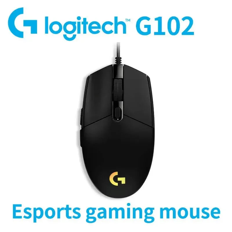 Logitech G102 Wired Gaming Mouse, High Responsiveness, Programmable Buttons, First Choice for Beginner eSports Players