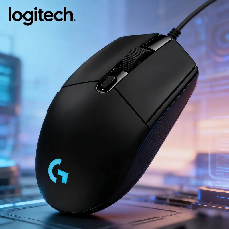 Logitech G102 Wired Gaming Mouse, High Responsiveness, Programmable Buttons, First Choice for Beginner eSports Players