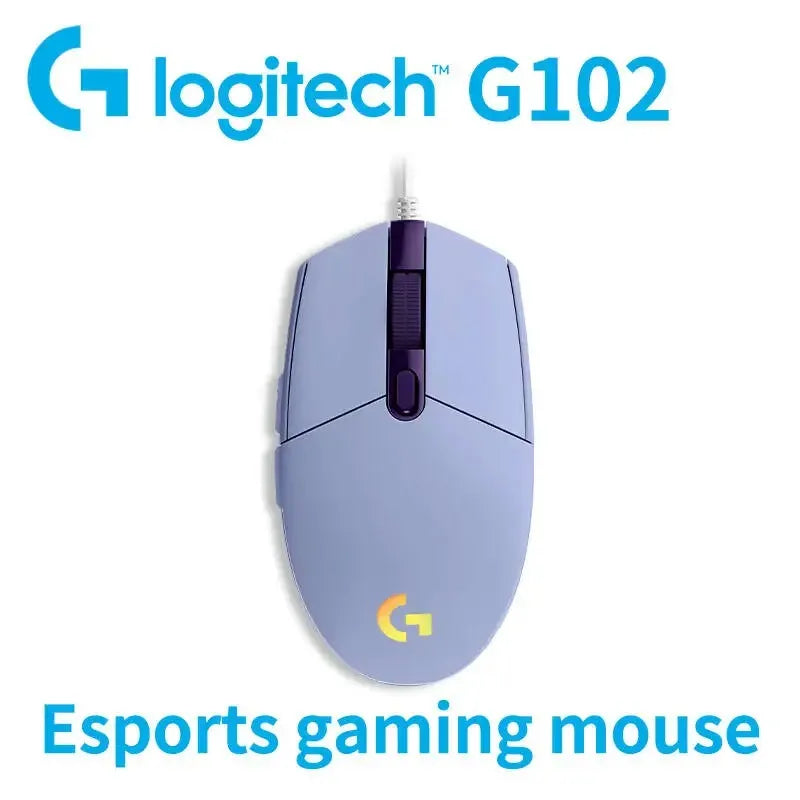 Logitech G102 Wired Gaming Mouse, High Responsiveness, Programmable Buttons, First Choice for Beginner eSports Players